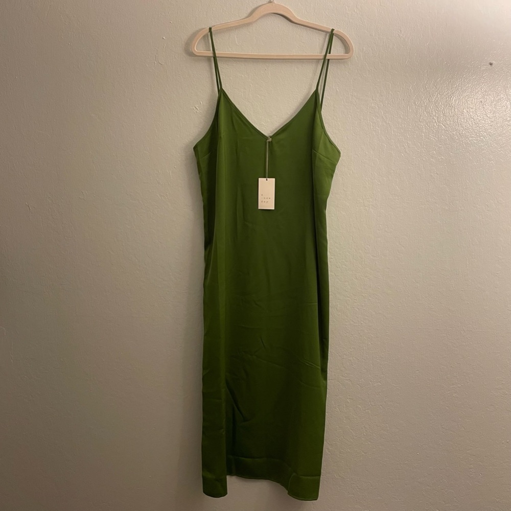 Women's Slip Dress - A New Day Green